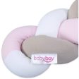 babybay ® White Beige Rosé Nest Snake Jersey Flätad 200 cm Online Hot Sale