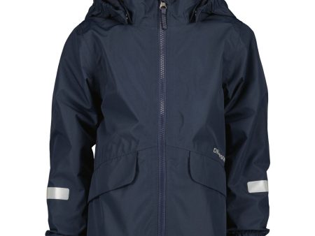 Didriksons Navy Norma Kids Jacka Cheap