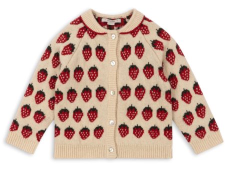 Konges Sløjd Strawberry Belou Knit Collar Cardigan Online