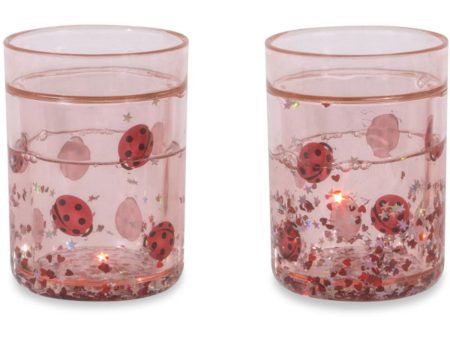 Konges Sløjd Ladybug 2 Pack Ladybug Glitter Cups Fashion