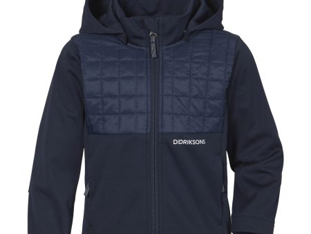 Didriksons Navy Briska Kids Jacka For Discount