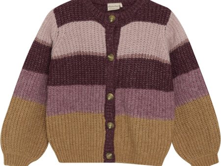 Minymo Pale Mauve Cardigan Stickad Online Hot Sale