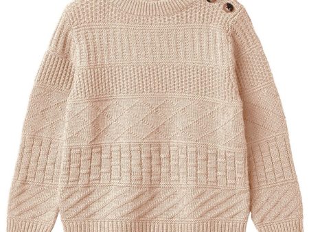 Fliink Sandshell Nova Knit Pattern Pullover Sale