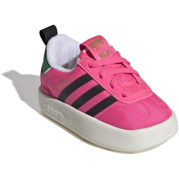 adidas Originals Lucid Pink Off White Core Black Gazelle Home I Sneakers on Sale