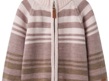 Name It Purple Dove Wriss Ull Stickad Cardigan Online