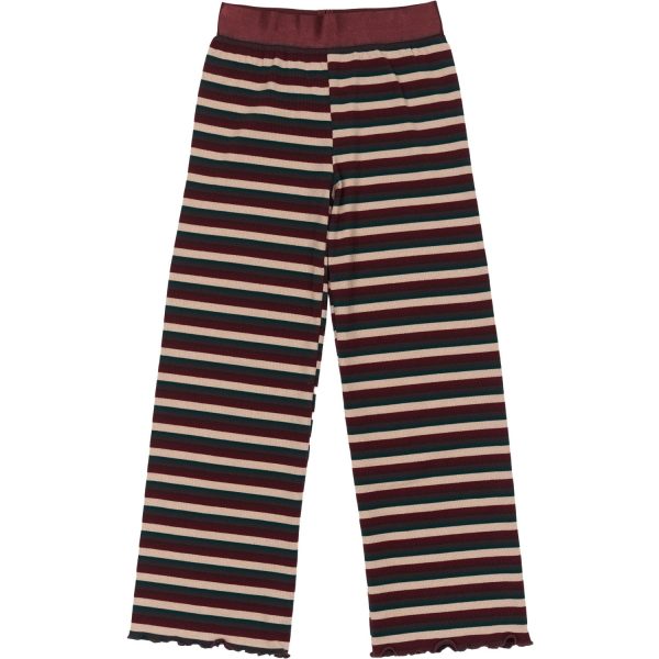 The New Multi stripe Madeline Wide Rib Byxor Online