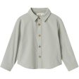 Lil Atelier Mirage Gray Hadam Loose Skjorta Cheap