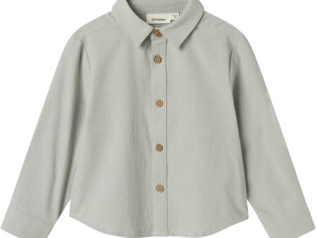 Lil Atelier Mirage Gray Hadam Loose Skjorta Cheap