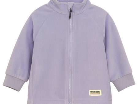 Color Kids Languid Lavender Baby Fleece Jacka For Sale