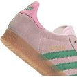 adidas Originals Clear Pink Court Green Bliss Pink Gazelle C Sneakers Online now