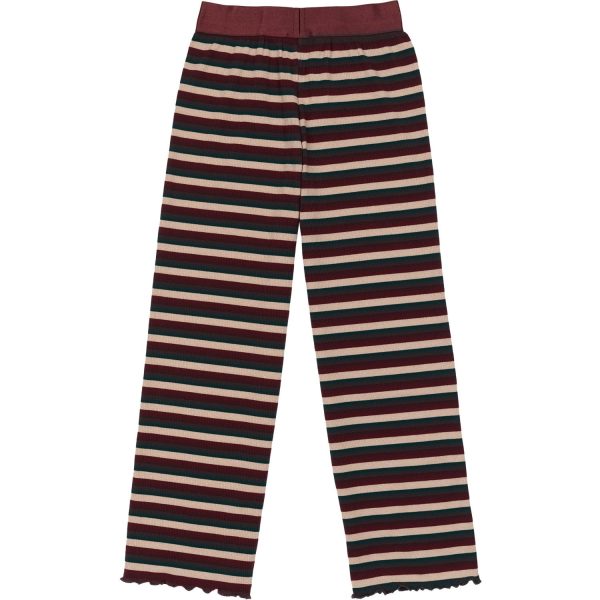 The New Multi stripe Madeline Wide Rib Byxor Online