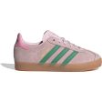 adidas Originals Clear Pink Court Green Bliss Pink Gazelle C Sneakers Online now