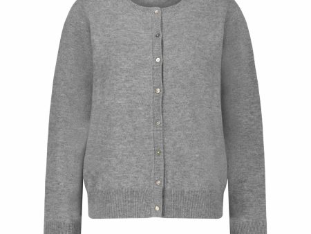 Sofie Schnoor Grey Melange Cardigan Online Hot Sale