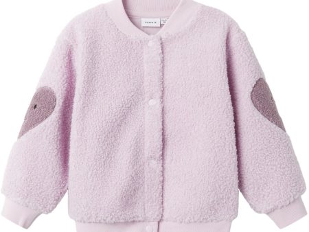 Name It Winsome Orchid Sandy Regular Teddy Cardigan For Sale