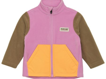 Color Kids Lilac Chiffon Baby Fleece Jacka Fashion