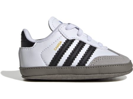 adidas Originals Ftwr White Core Black Clear Granite Samba Crib Sneakers Online Sale