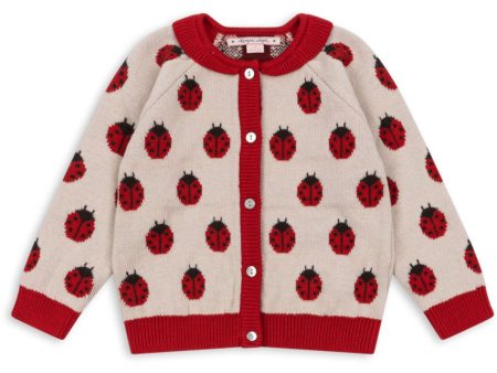 Konges Sløjd Ladybug Belou Knit Cardigan Online now