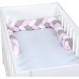 babybay ® White Beige Rosé Nest Snake Jersey Flätad 200 cm Online Hot Sale