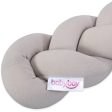 babybay ® Beige Nest Snake Jersey Flätad 180 cm For Sale