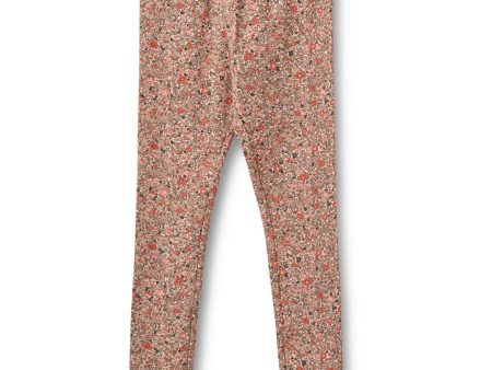 Wheat Rose Flower Meadow Leggings Jules Fashion