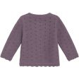 Hust & Claire Dark Plum Caren Cardigan Discount