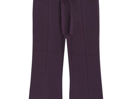 Hust & Claire Dark Plum Thilde Byxor Fashion