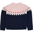 COPENHAGEN COLORS Navy Combi Cupcake Classic Jumper Online now